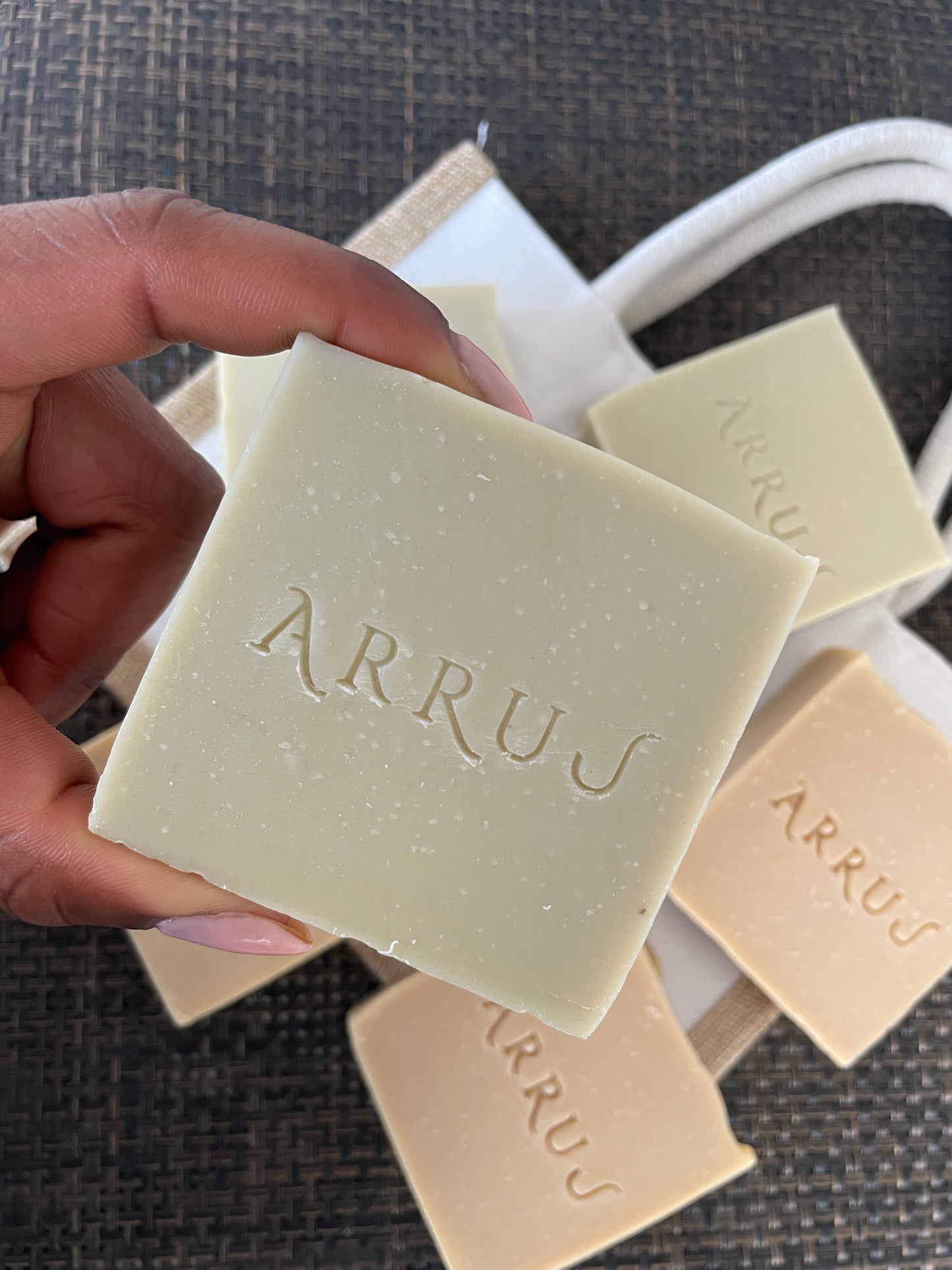 Rose Geranium and French Green Clay Cold Process Soap