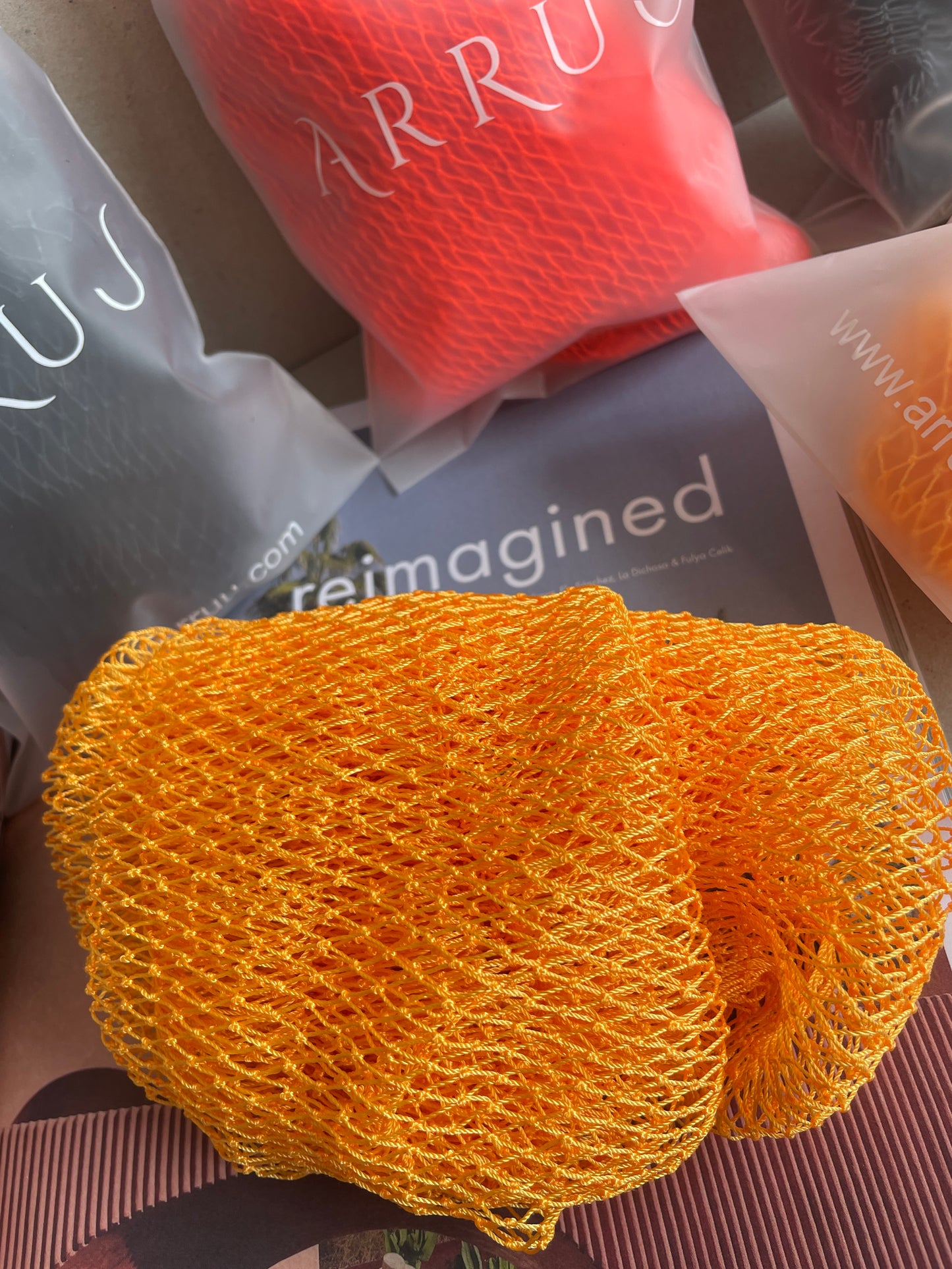 Yellow African net sponge. African bath sponge, Sapo net sponge, African exfoliating net, handmade bath sponge, long exfoliating sponge, deep cleansing bath net, African shower net, full body exfoliator, loofah alternative, traditional African sponge