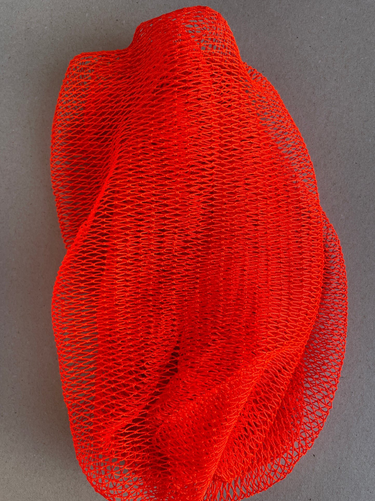 Orange African net sponge. African bath sponge, Sapo net sponge, African exfoliating net, handmade bath sponge, long exfoliating sponge, deep cleansing bath net, African shower net, full body exfoliator, loofah alternative, traditional African sponge