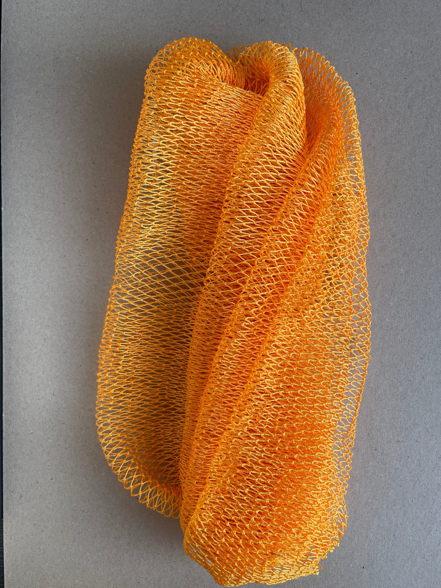Yellow African net sponge. African bath sponge, Sapo net sponge, African exfoliating net, handmade bath sponge, long exfoliating sponge, deep cleansing bath net, African shower net, full body exfoliator, loofah alternative, traditional African sponge