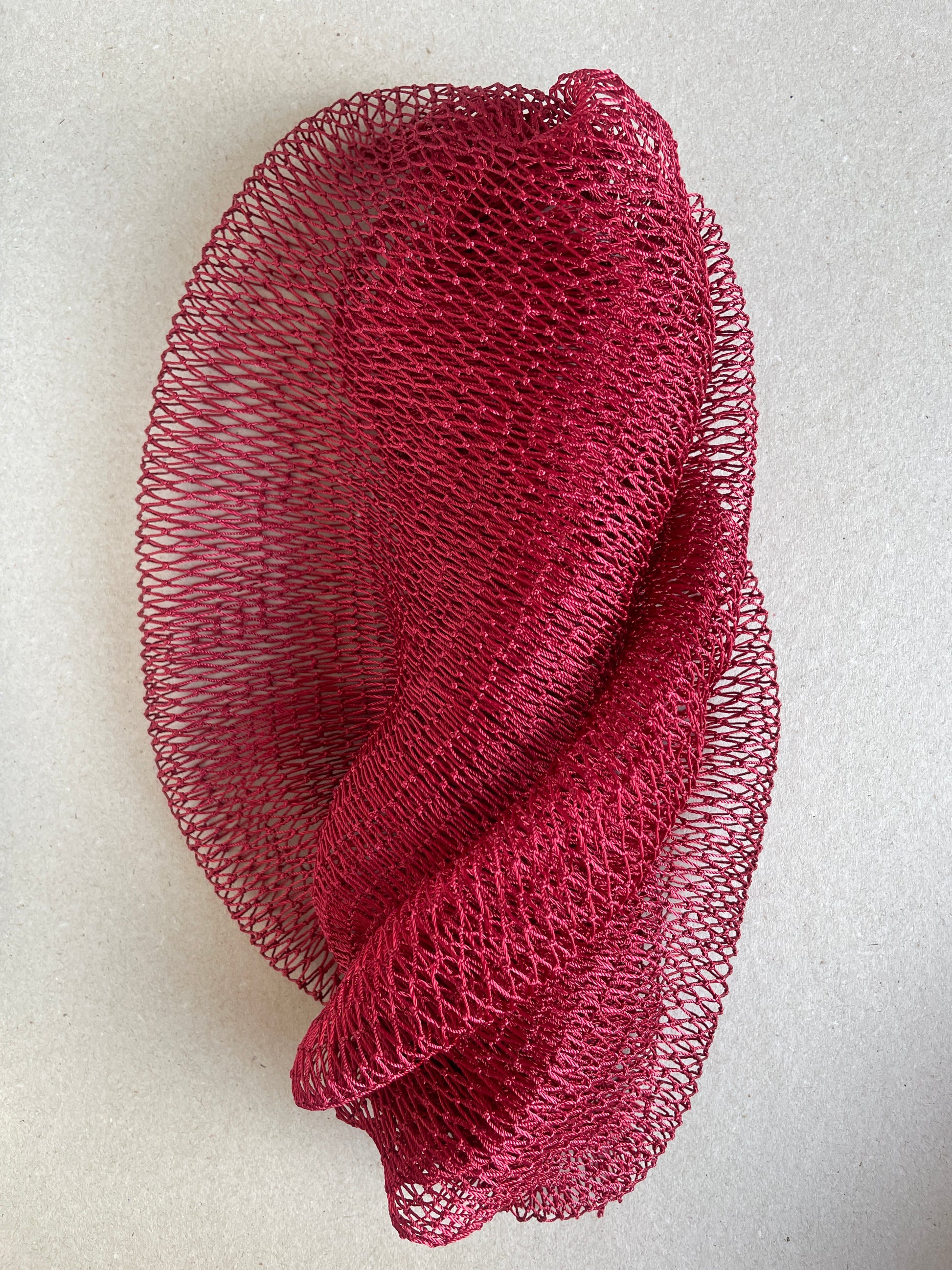 Wine African net sponge. African bath sponge, Sapo net sponge, African exfoliating net, handmade bath sponge, long exfoliating sponge, deep cleansing bath net, African shower net, full body exfoliator, loofah alternative, traditional African sponge