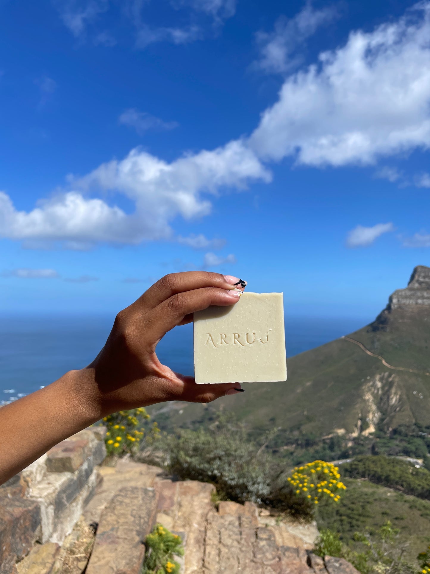 Rose Geranium and French Green Clay Cold Process Soap